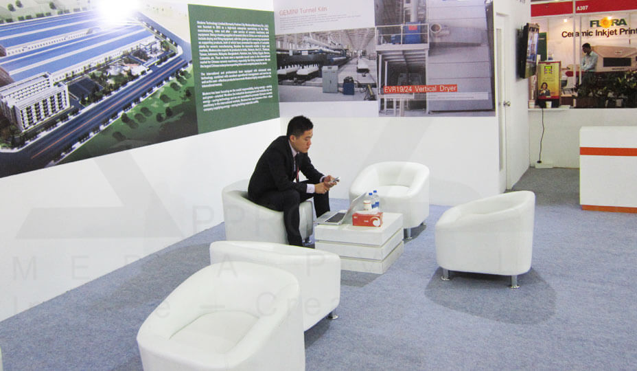 Creative Exhibition Stall Development Agency_Medona_Ceramic_Asia 2012